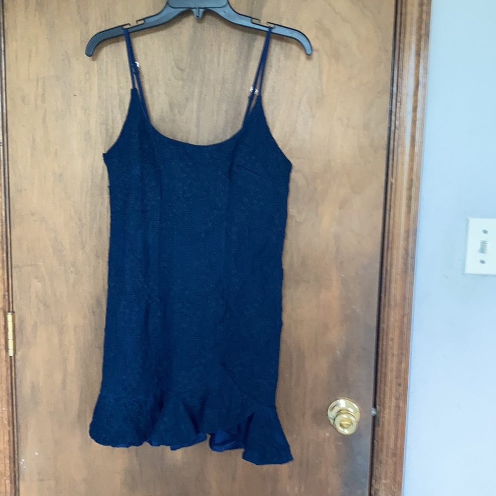 Saints & Secrets navy blue dress size L - Picture 7 of 17